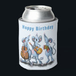 Funny Birthday Koelbox met Muismuziekband Blikjeskoeler<br><div class="desc">Grappig Romantic Muisband - Cartoon Dierentekenmuis houdt van muziek - Kies / voeg uw unieke tekst / naam / kleur toe - maak uw speciale cadeautje - vergroot en verplaats of verwijder elementen / tekst met aanpassingsgereedschap! - Tekening en ontwerp door MIGNED. Je kunt ook mijn design overdragen naar meer...</div>