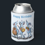 Funny Birthday Koelbox met Muismuziekband Blikjeskoeler<br><div class="desc">Grappig Romantic Muisband - Cartoon Dierentekenmuis houdt van muziek - Kies / voeg uw unieke tekst / naam / kleur toe - maak uw speciale cadeautje - vergroot en verplaats of verwijder elementen / tekst met aanpassingsgereedschap! - Tekening en ontwerp door MIGNED. Je kunt ook mijn design overdragen naar meer...</div>