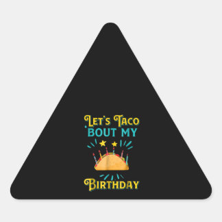 Funny Birthday laat Taco mijn geboortedag in Taco  Sticker