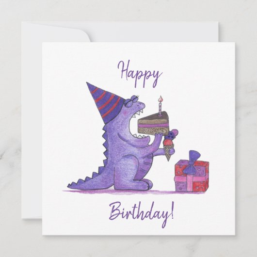 Funny Birthday Monster (Voorkant)