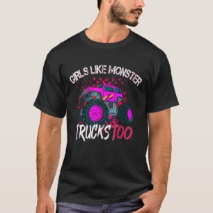Funny Birthday Monster Truck Girls als Monster Tr T-shirt