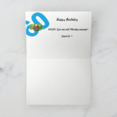 Funny Birthday om 60 uur Geen koehandel Kaart (Binnen)