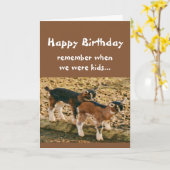 Funny Birthday Over the Hill Old Goat Humor Kaart (Gele Bloem)
