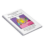 Funny Birthday Party Guest Book Notitieboek (Rechterzijde)