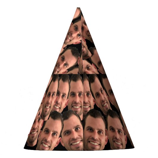 Funny Birthday Party Hats Custom Face Photo / Head Feesthoedjes (Achterkant)