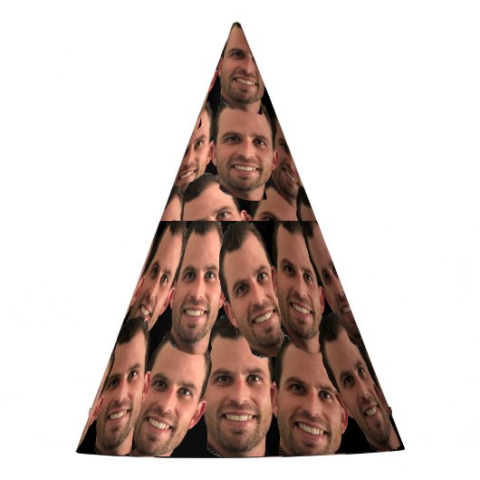 Funny Birthday Party Hats Custom Face Photo / Head Feesthoedjes (Voorkant)
