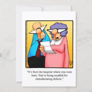 Funny Birthday Party Invitations Kaart