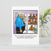 Funny Birthday Party Invitations Kaart (Staand voorkant)