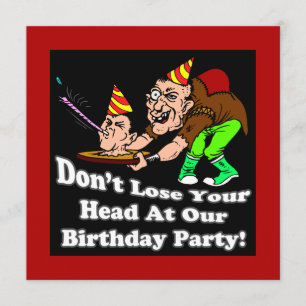 Funny Birthday Party Invitations Kaart