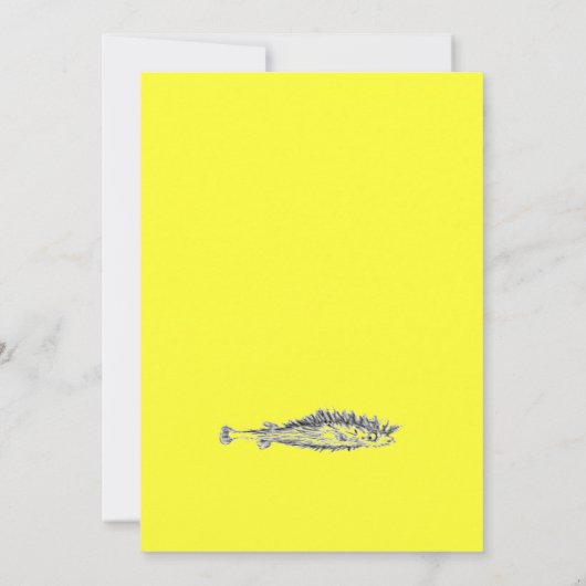 Funny Birthday Party Kaart (Achterkant)