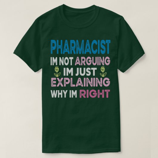 Funny Birthday Pharmacist Funny Pharmacist Gift Fu T-shirt (Design voorkant)
