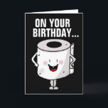 FUNNY BIRTHDAY POOP KAARTEN GOEDE BOWEL BEWEGINGEN<br><div class="desc">HOOGTE EN GOEDE BRANDSTOFBEWEGINGEN BIRTHDAAGKAART</div>