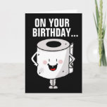 FUNNY BIRTHDAY POOP KAARTEN GOEDE BOWEL BEWEGINGEN<br><div class="desc">HOOGTE EN GOEDE BRANDSTOFBEWEGINGEN BIRTHDAAGKAART</div>