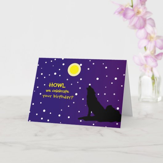 Funny Birthday Puns voor Hondenliefhebber Kaart (Orchidee)