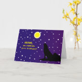 Funny Birthday Puns voor Hondenliefhebber Kaart (Gele Bloem)