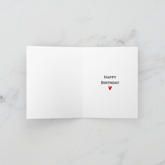 Funny Birthday Quote met Cupcake Kaart (Binnen)