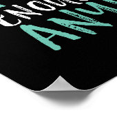 Funny Birthday Quote Old genoeg Young genoeg Poster (Hoek)