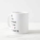 Funny Birthday Quotes | Fijne verjaardag | Beste c Koffiemok (Voorkant links)