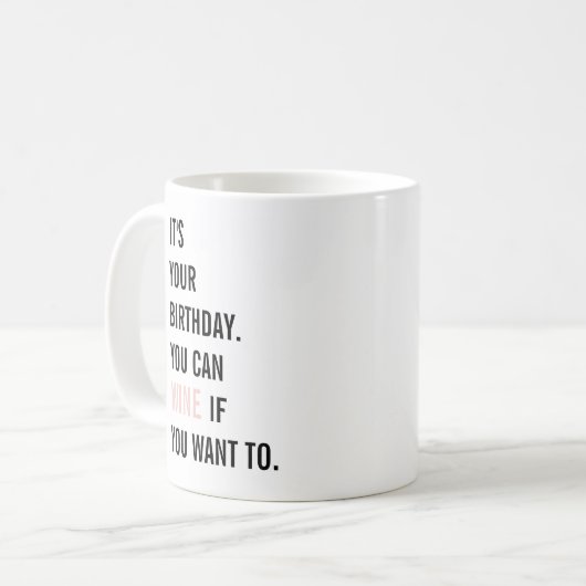 Funny Birthday Quotes | Fijne verjaardag | Beste c Koffiemok (Voorkant links)