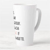 Funny Birthday Quotes | Fijne verjaardag | Beste c Latte Mok (Rechterhoek)