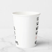 Funny Birthday Quotes | Fijne verjaardag | Beste c Papieren Bekers (Rechts)