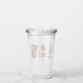 Funny Birthday Quotes | Foto van collage | Beste c Acryl Drinkbeker (Achterkant)