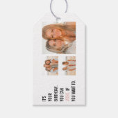 Funny Birthday Quotes | Foto van collage | Beste c Cadeaulabel (Voorkant)