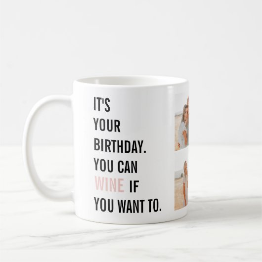 Funny Birthday Quotes | Foto van collage | Beste c Koffiemok (Links)