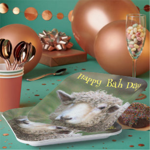 Funny Birthday Sheep Paper Bord