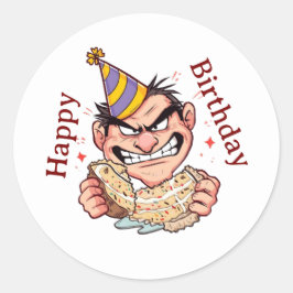 Funny Birthday Sticker