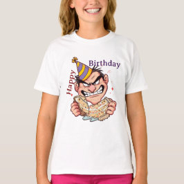 Funny Birthday Sticker T-shirt