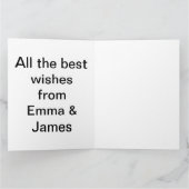 Funny Birthday Surfing Pineapple Kaart (Binnen)