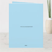 FUNNY BIRTHDAY TRUMP GREETING CAT CARD KAART (Achterkant)