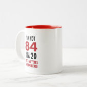 Funny Birthday Tweekleurige Koffiemok (Voorkant links)