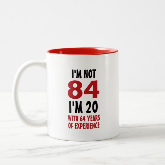 Funny Birthday Tweekleurige Koffiemok (Links)