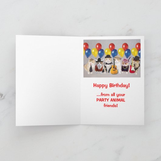 Funny Birthday uit groep Kaart (Binnen)