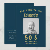 Funny Birthday Uitnodiging (Voorkant / Achterkant)