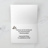 Funny Birthday Vader, papa, Cute Puffin Birds Kaart (Binnen)