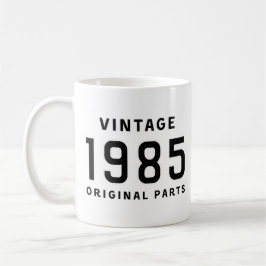 Funny Birthday Vintage 1985 Original Parts Mug Koffiemok