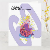 Funny Birthday Wenskaart 60 Kaart (Gele Bloem)