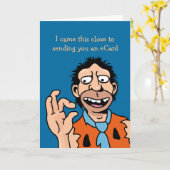 Funny Birthday Wenskaart Kaart (Gele Bloem)