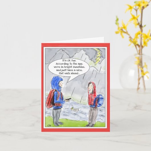 Funny Birthday Wenskaart voor buitenbejaarden Kaart (Gele Bloem)