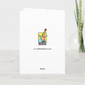 Funny Birthday Wenskaart voor haar Kaart (Achterkant)