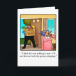 Funny Birthday Wenskaart voor hem Kaart<br><div class="desc">Geniet van het verspreiden van de lach met dit hilarische romantische happy birthday wenskaart van cartoonist Bill Abbott; stuur wat lachen mee met je liefde en wensen voor een happy birthday. Bill Abbotts cartoon "Spectickles", de internationaal gesyndiceerde strip verscheen ook in Hallmark U.K., Reader's Digest, Saturday Evening Post en andere...</div>