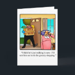 Funny Birthday Wenskaart voor hem Kaart<br><div class="desc">Geniet van het verspreiden van de lach met dit hilarische romantische happy birthday wenskaart van cartoonist Bill Abbott; stuur wat lachen mee met je liefde en wensen voor een happy birthday. Bill Abbotts cartoon "Spectickles", de internationaal gesyndiceerde strip verscheen ook in Hallmark U.K., Reader's Digest, Saturday Evening Post en andere...</div>