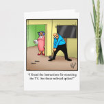 Funny Birthday Wenskaart voor Hem "Spectickles" Kaart<br><div class="desc">Geniet van het verspreiden van de lach met dit hilarische romantische vrolijke verjaardagsfeestje van artiest Bill Abbott; stuur wat lachen mee met je liefde en wensen voor een vrolijk wenskaart. Bill Abbotts cartoon "Spectickles" de internationaal gesyndiceerde strip is ook verschenen in Hallmark U.K., Reader's Digest, Saturday Evening Post en andere...</div>