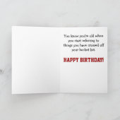 Funny Birthday Wishes - Bucket List Kaart (Binnen)