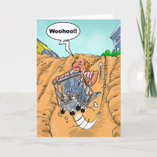 Funny Birthday Wishes - Bucket List Kaart