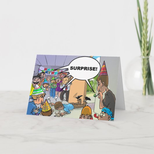 Funny Birthday Wishes - Death by Celebration Kaart (Voorkant)