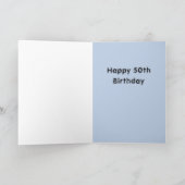 Funny Birthday Wishes Southwest Saguaro Cactus Kaart (Binnen)